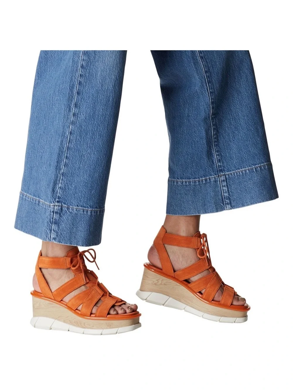 SOREL Women's Joanie™ III Lace-Up Wedge Sandal  Size 10